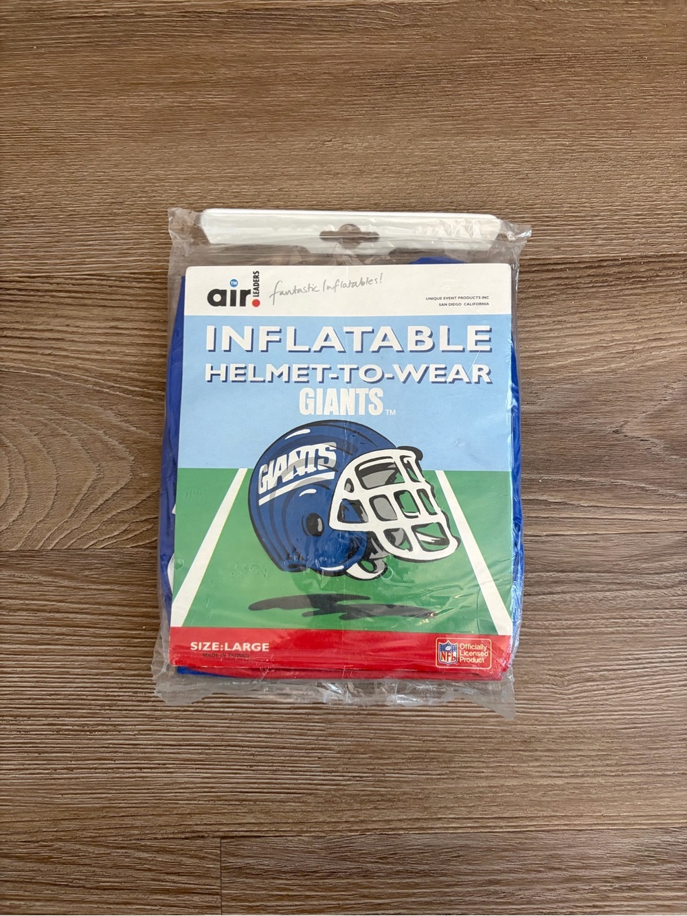 Inflatable Helmet to wear NYG VINTAGE